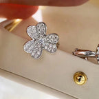 ¡®Glow¡¯CLOVER COMOS DIAMOND EARRINGS SILVER