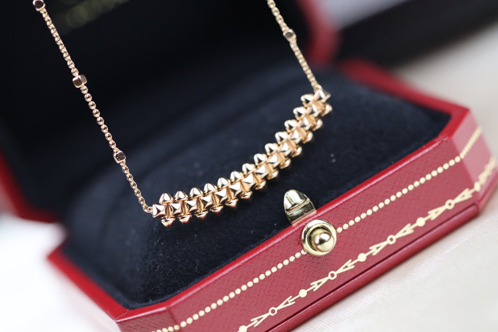 GlowCLASH PINK GOLD NECKLACE
