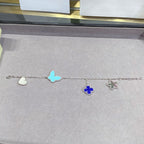 ¡®Glow¡¯LUCKY SPRING SILVER BRACELET 4 MOTIF