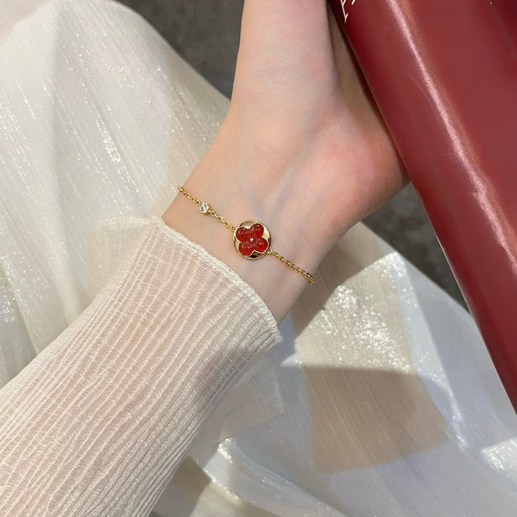 GlowSUN PEDANT CARNELIAN BRACELET