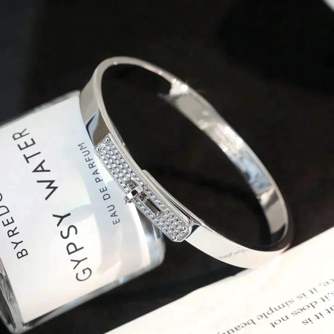 GlowKELLY SILVER DIAMOND BRACELET