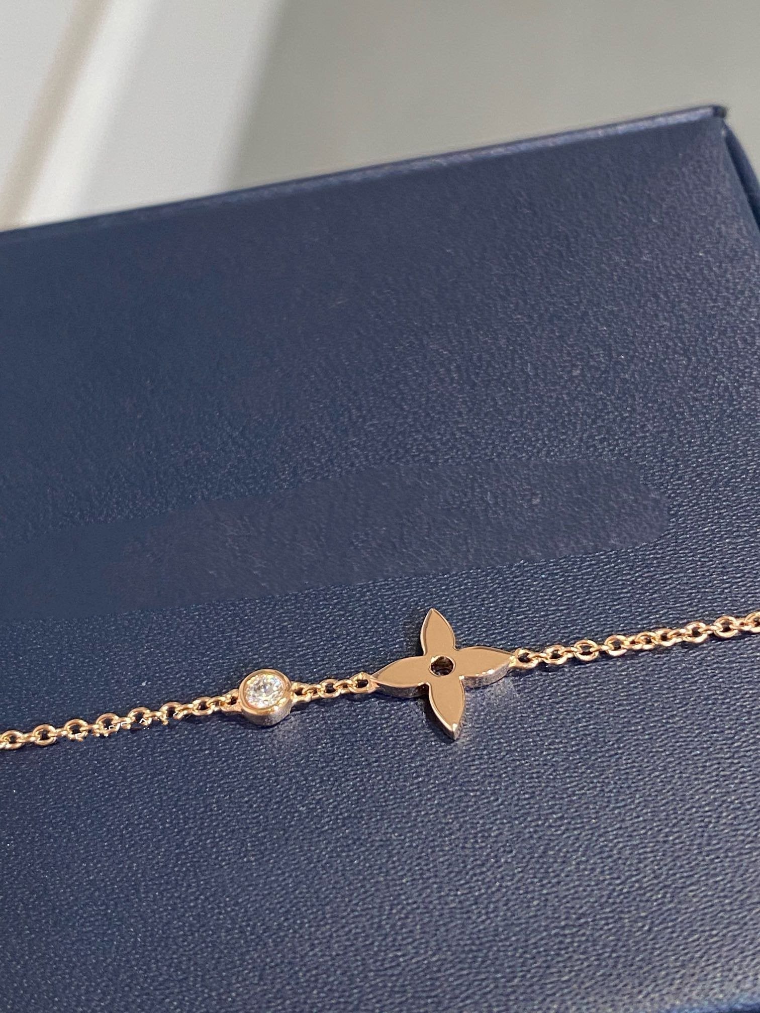 GlowSTAR DIAMOND PINK GOLD BRACELET