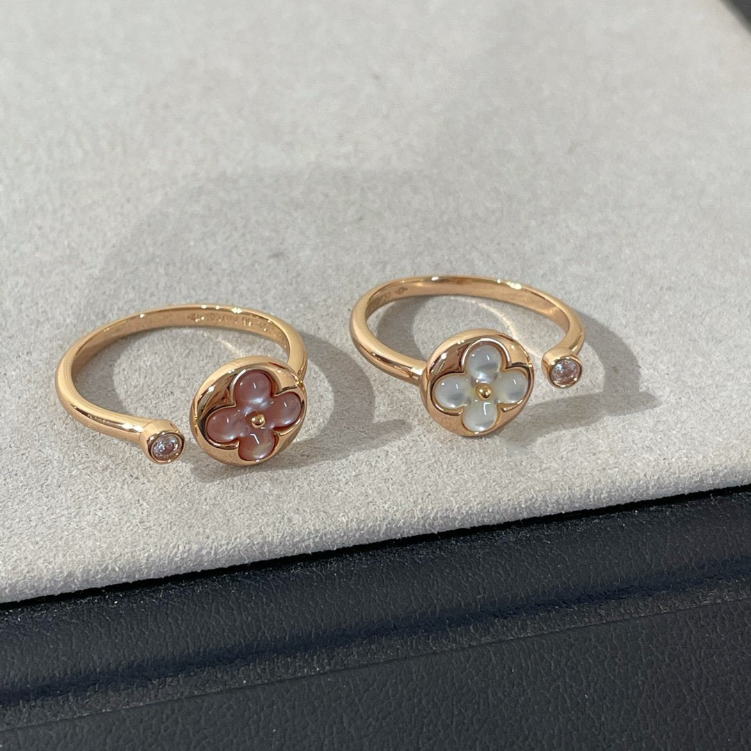 GlowSUN 1 DIAMOND PINK MOP RING
