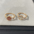 GlowSUN 1 DIAMOND PINK MOP RING