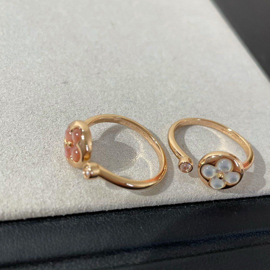GlowSUN 1 DIAMOND PINK MOP RING