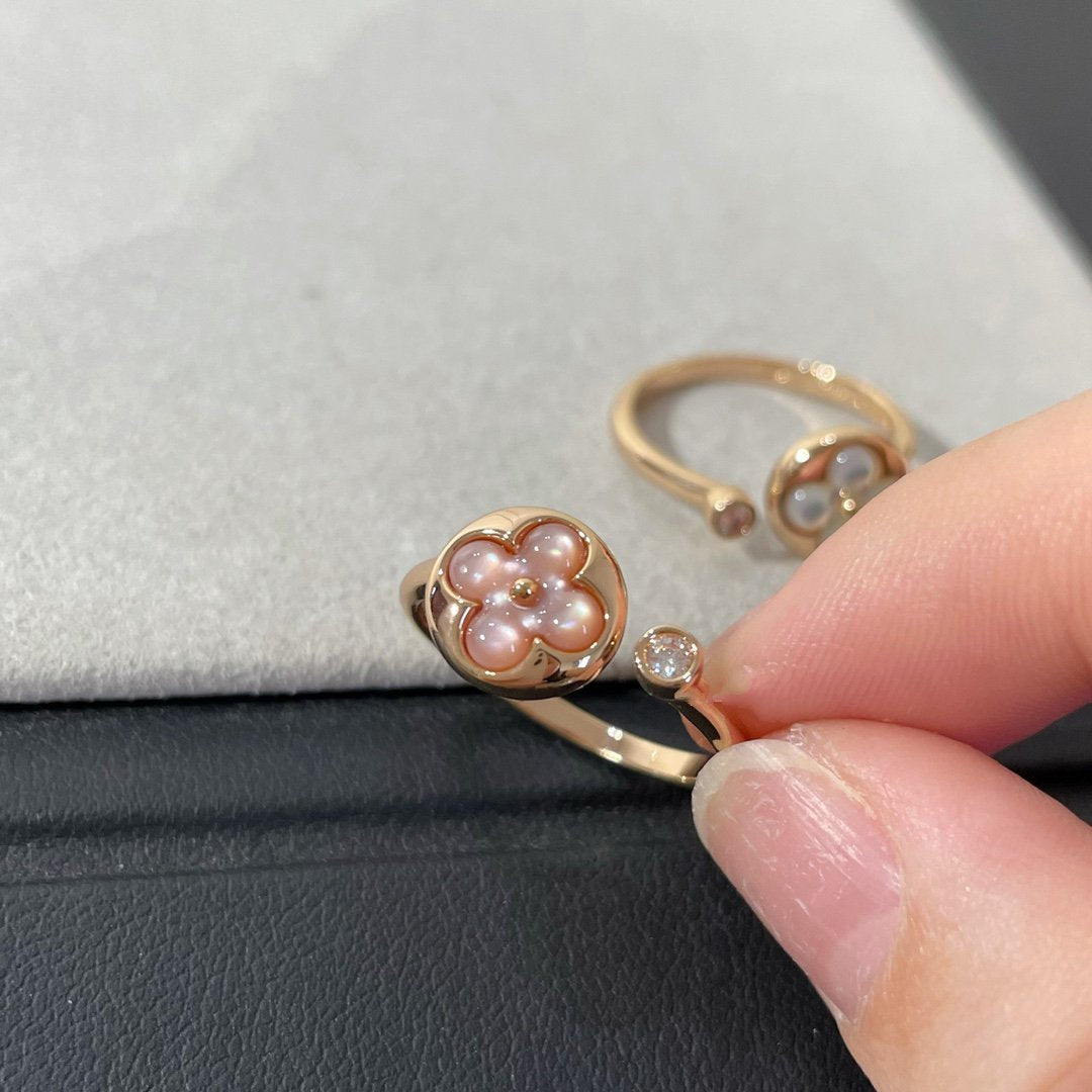 GlowSUN 1 DIAMOND PINK MOP RING