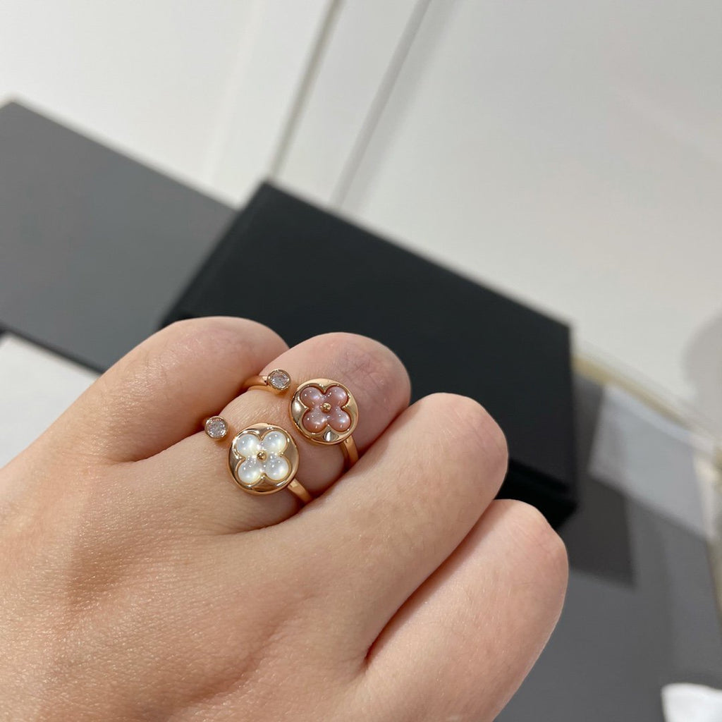 GlowSUN 1 DIAMOND PINK MOP RING
