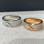 GlowLIENS EVIDENCE  DIAMOND PAVED RING