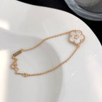 ¡®Glow¡¯LUCKY SPRING ROSE GOLD MOP BRACELET