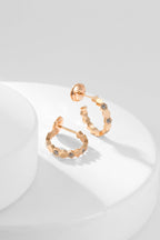 GlowBEE LOVE DIAMOND HOOP EARRINGS