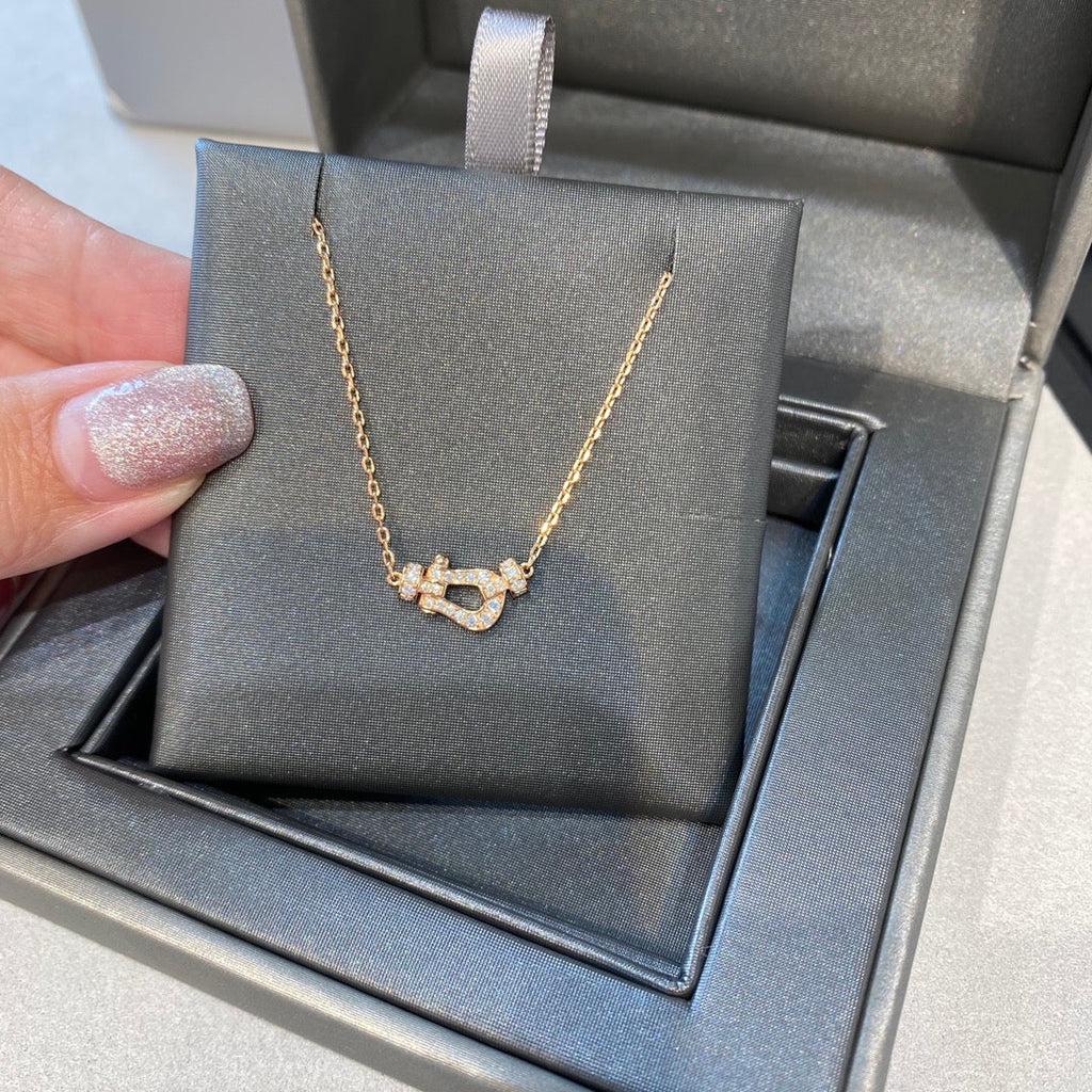 GlowFORCE 10 DIAMOND PINK GOLD NECKLACE MINI MODEL