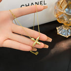 GlowLOUISETTE GOLD NECKLACE