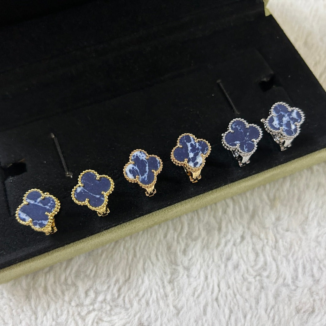 ¡®Glow¡¯CLOVER PIETERSITE MEDIUM STUD EARRINGS