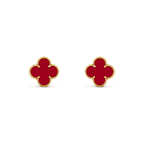 ¡®Glow¡¯CLOVER MEDIUM 1 MOTIFS CARNELIAN  EARRINGS