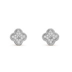 ¡®Glow¡¯CLOVER MINI DIAMOND STUD EARRINGS
