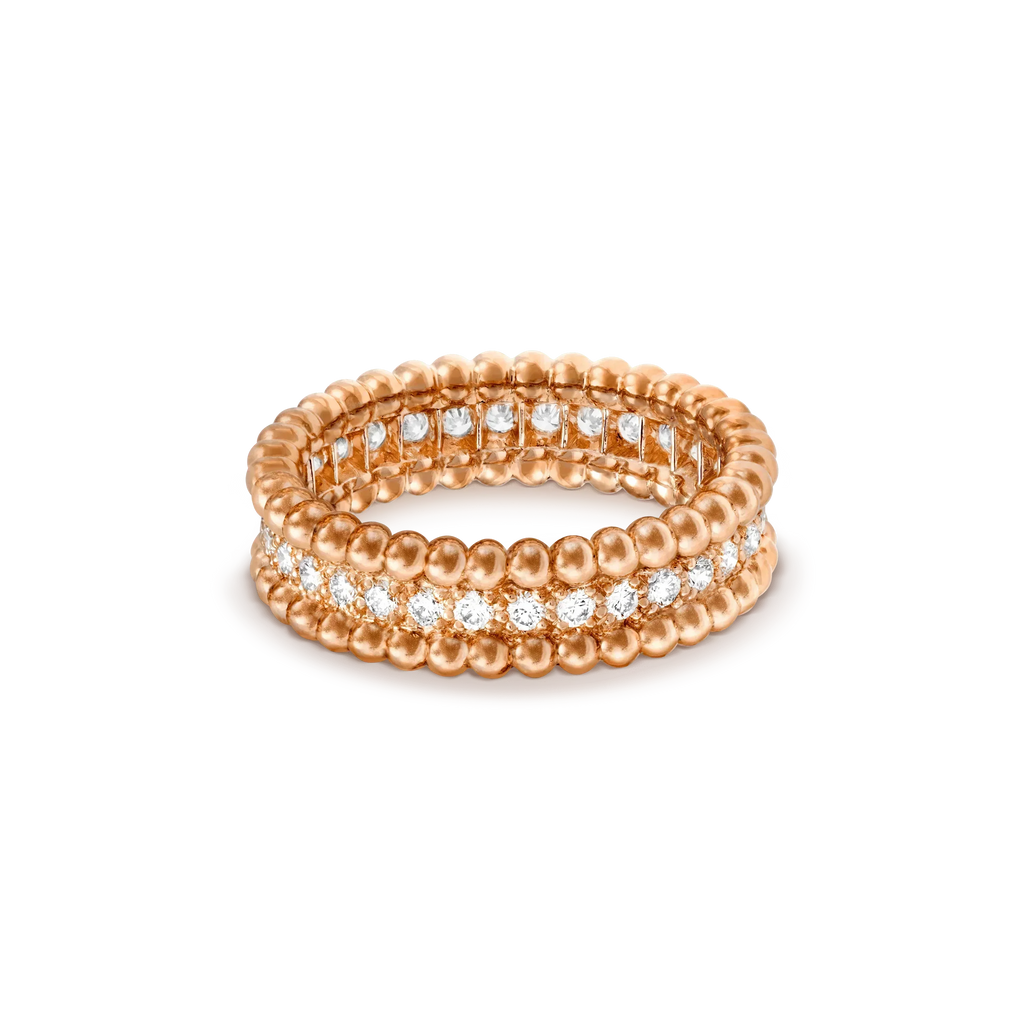 ¡®Glow¡¯PERLEE DIAMOND ROSE GOLD RING