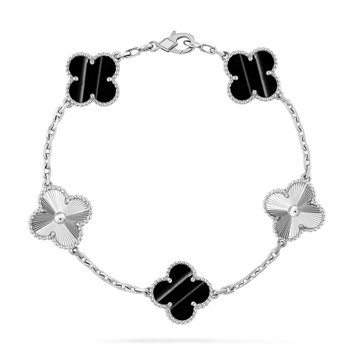 [Glow]New  CLOVER 5 MOTIF PULSAR STONE BRACELET COLLECTION