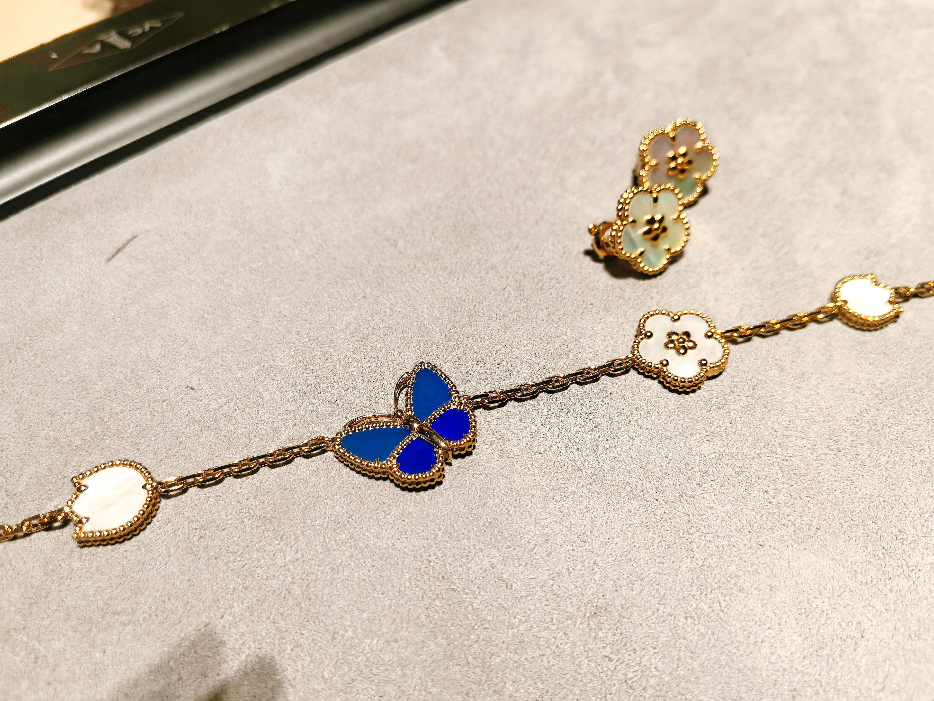 [Glow]2026 NEW SPRING LUCKY 5 MOTIF BRACELET