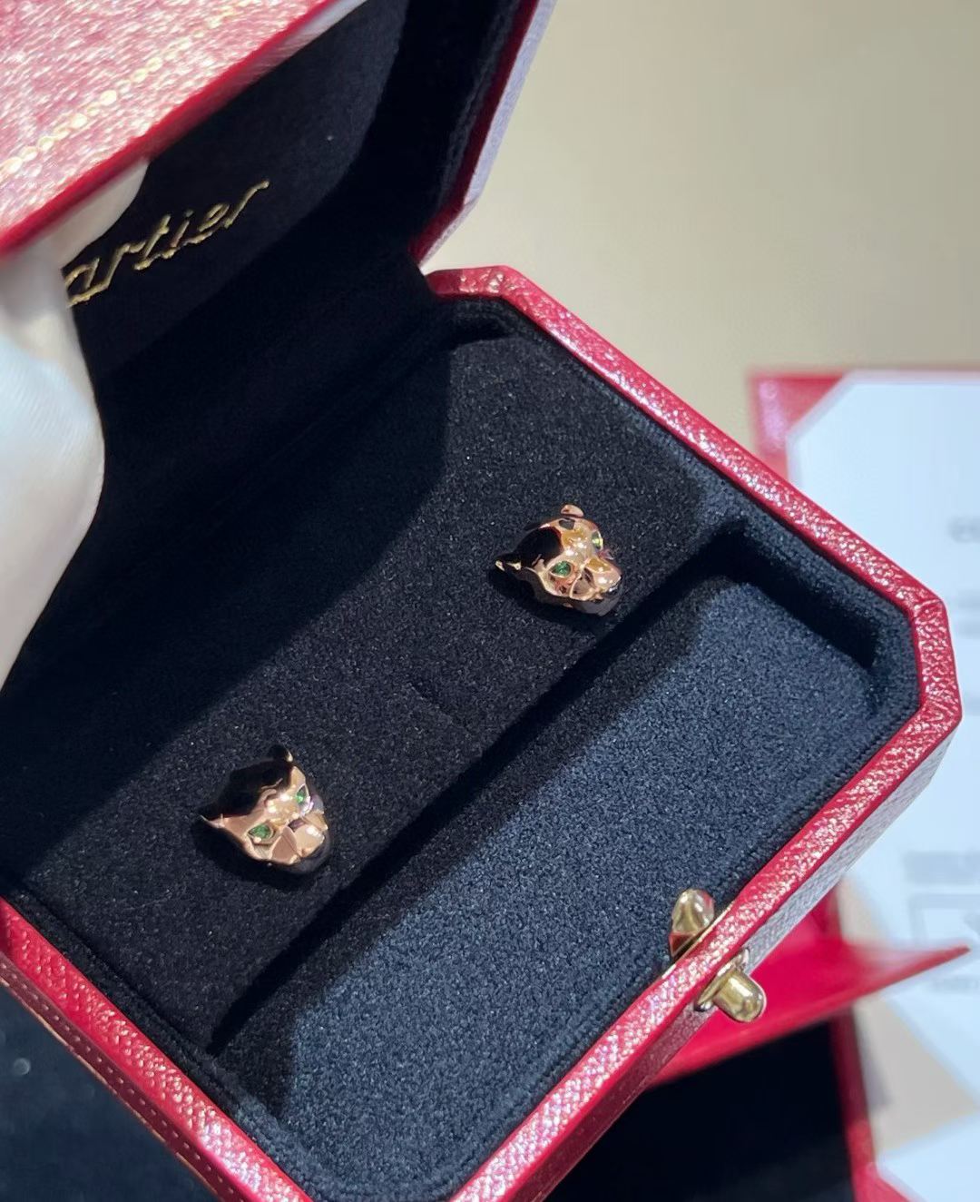 [Glow]CHRRTAH-PRINT STUD EARRINGS, THREE COLORS