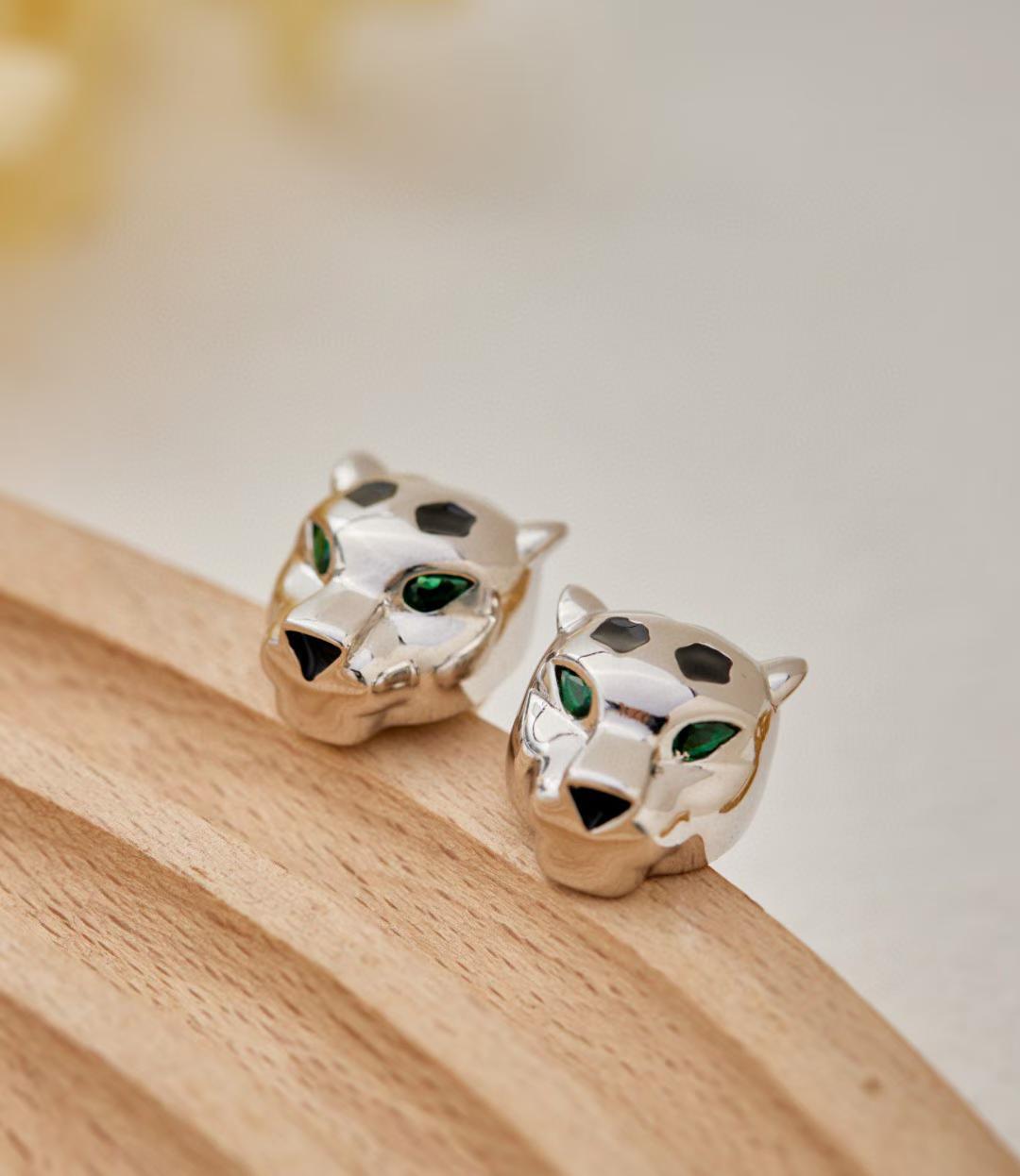 [Glow]CHRRTAH-PRINT STUD EARRINGS, THREE COLORS