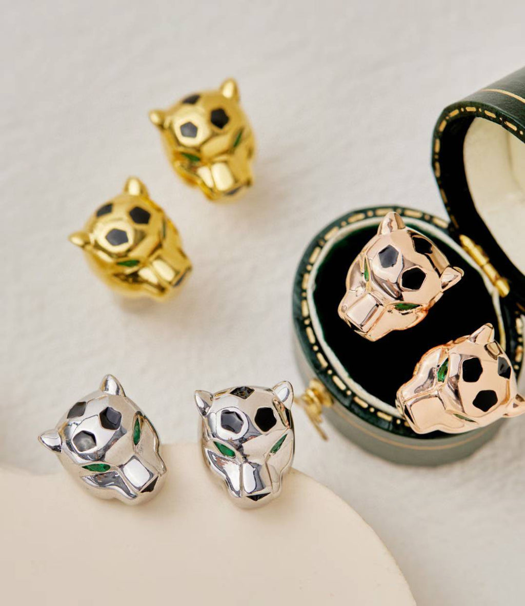 [Glow]CHRRTAH-PRINT STUD EARRINGS, THREE COLORS
