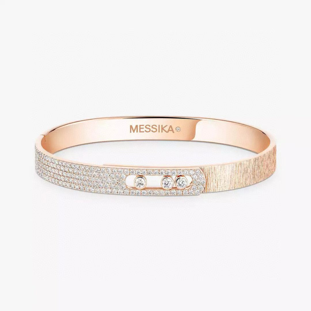 [Glow]2026 BRAND-NEW FROSTED BRACELET WITH DIAMONDS THREE COLORS