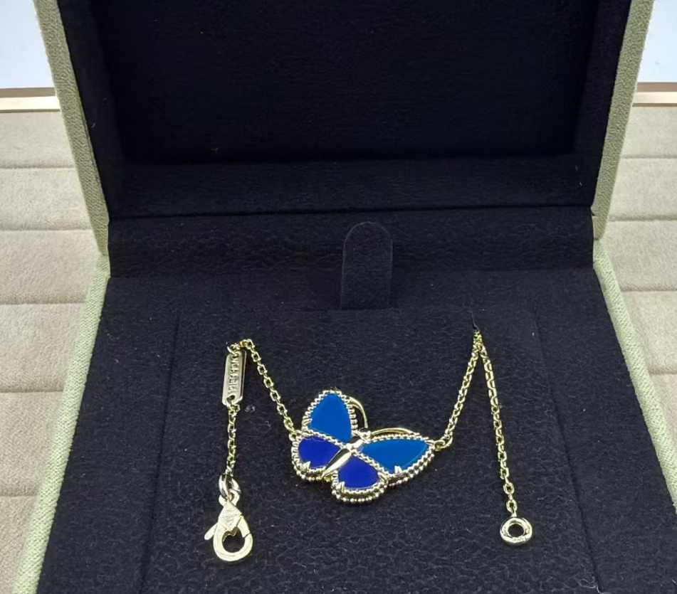 [Glow]BUTTERFLY BLUE   NECKLACE