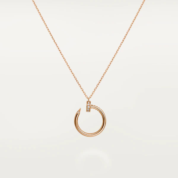 GlowJUSTE NECKLACE PINK GOLD