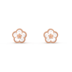 ¡®Glow¡¯LUCKY PINK GOLD WHITE MOP EARRINGS