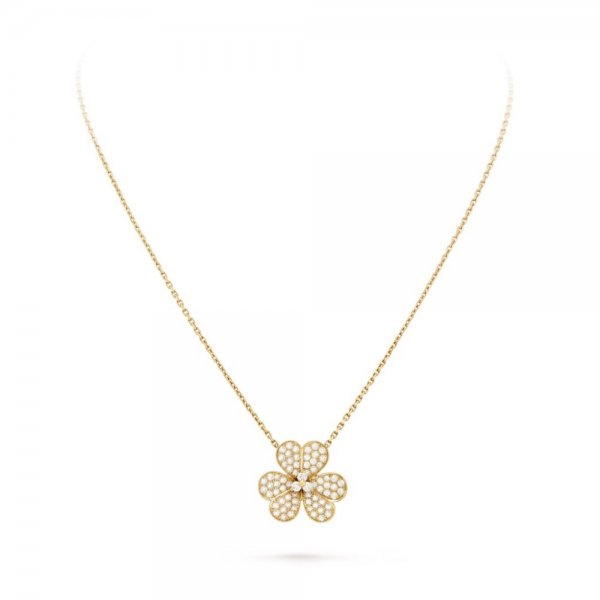¡®Glow¡¯FLOWER DIAMOND NECKLACE