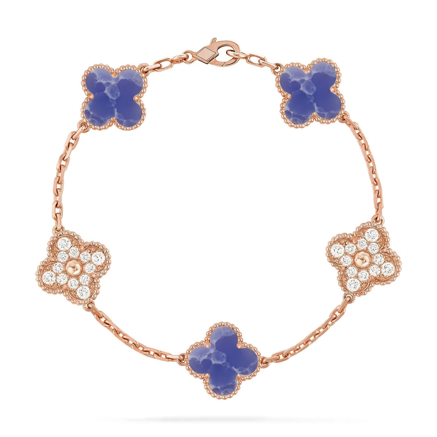 [Glow]New CLOVER 5 MOTIF BLUE VEINS BRACELET COLLECTION