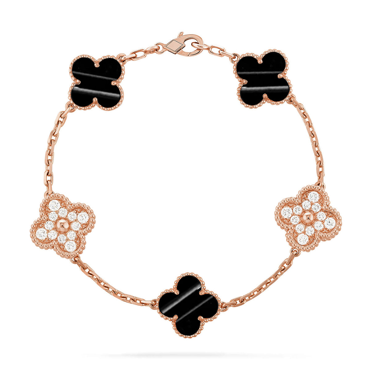 [Glow]New  CLOVER 5 MOTIF PULSAR STONE BRACELET COLLECTION