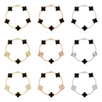 [Glow]New  CLOVER 5 MOTIF ONYXS BRACELET COLLECTION