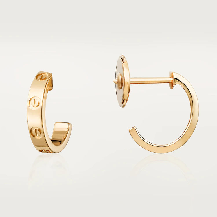 GlowLOVE EARRINGS 2.65MM PINK GOLD