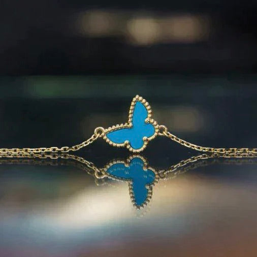 ¡®Glow¡¯BUTTERFLY TURQUOISE BUTTERFLY BRACELET