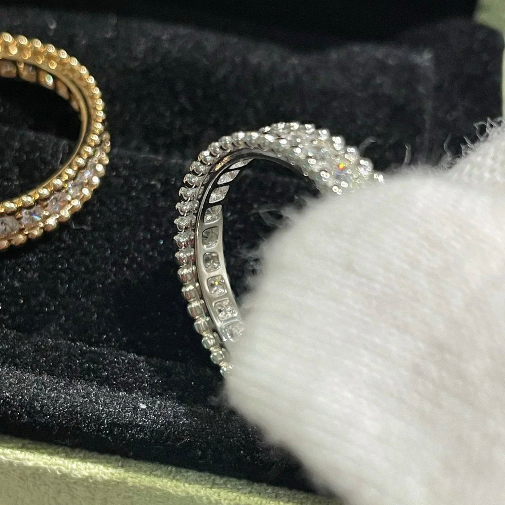 ¡®Glow¡¯PERLEE DIAMOND SILVER RING