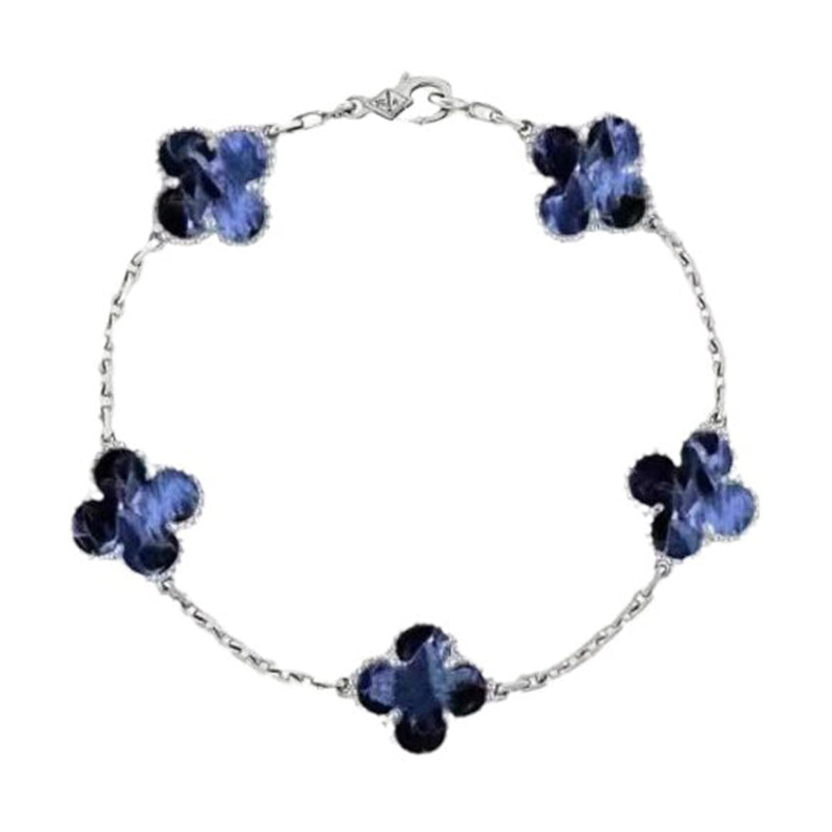 [Glow Jewelry]CLOVER 5 MOTIF PIETERSITE BRACELET COLLECTION