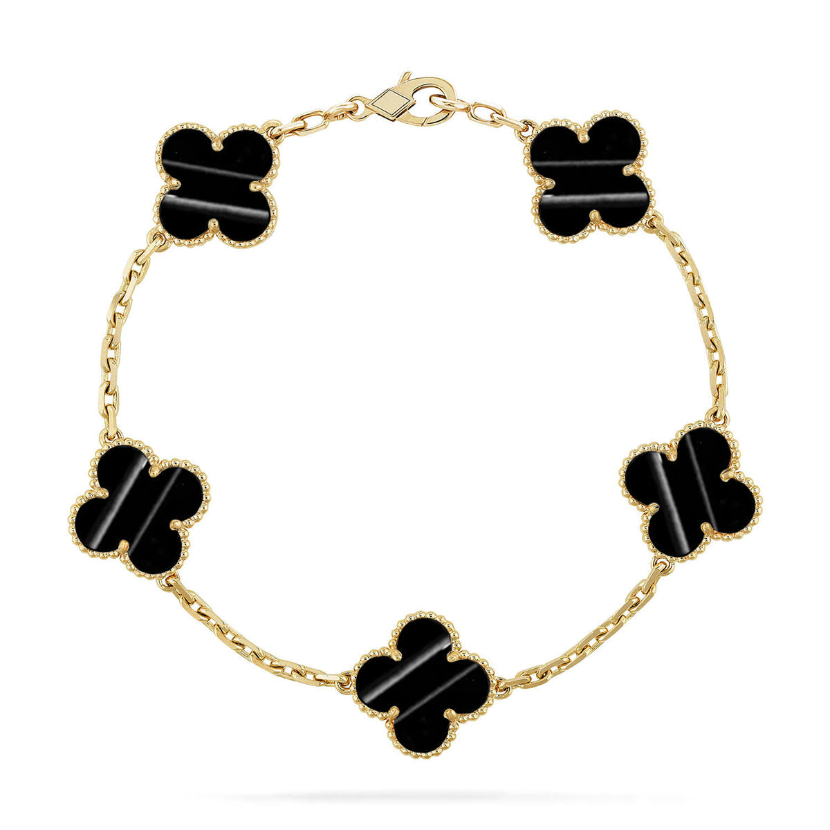[Glow Jewelry] CLOVER 5 MOTIF PULSAR STONE BRACELET COLLECTION