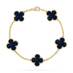 [Glow Jewelry]CLOVER 5 MOTIF PIETERSITE BRACELET COLLECTION