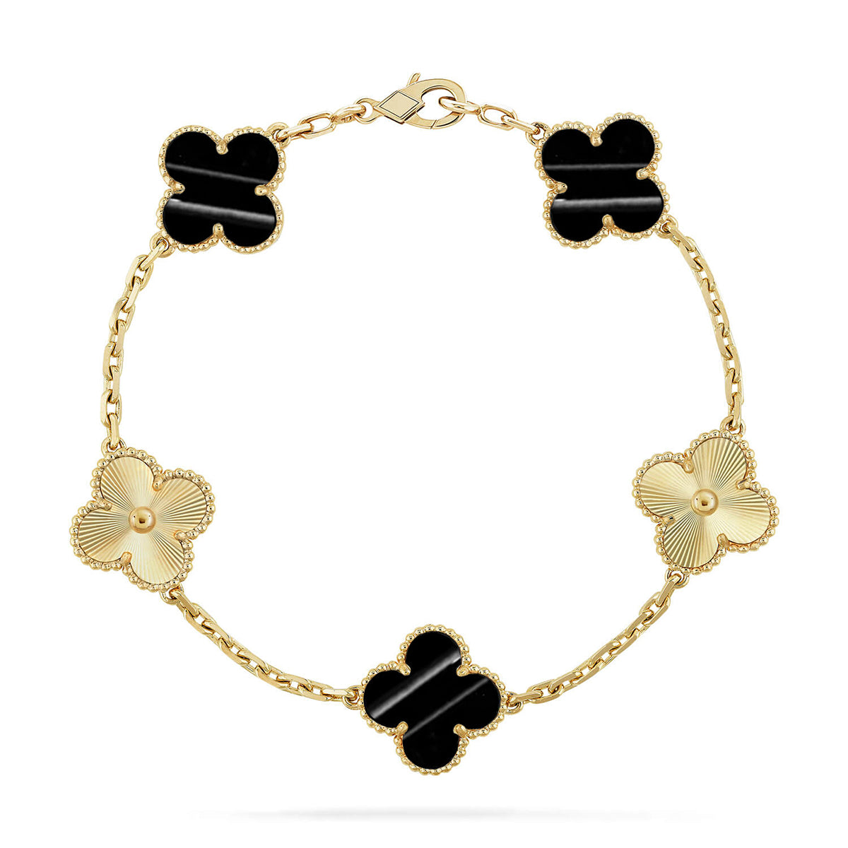 [Glow]New  CLOVER 5 MOTIF PULSAR STONE BRACELET COLLECTION