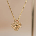 ¡®Glow¡¯CLOVER 15MM  BRONZING NECKLACE