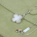 ¡®Glow¡¯CLOVER  15MM WHITE MOTHER-OF-PEARL SILVER