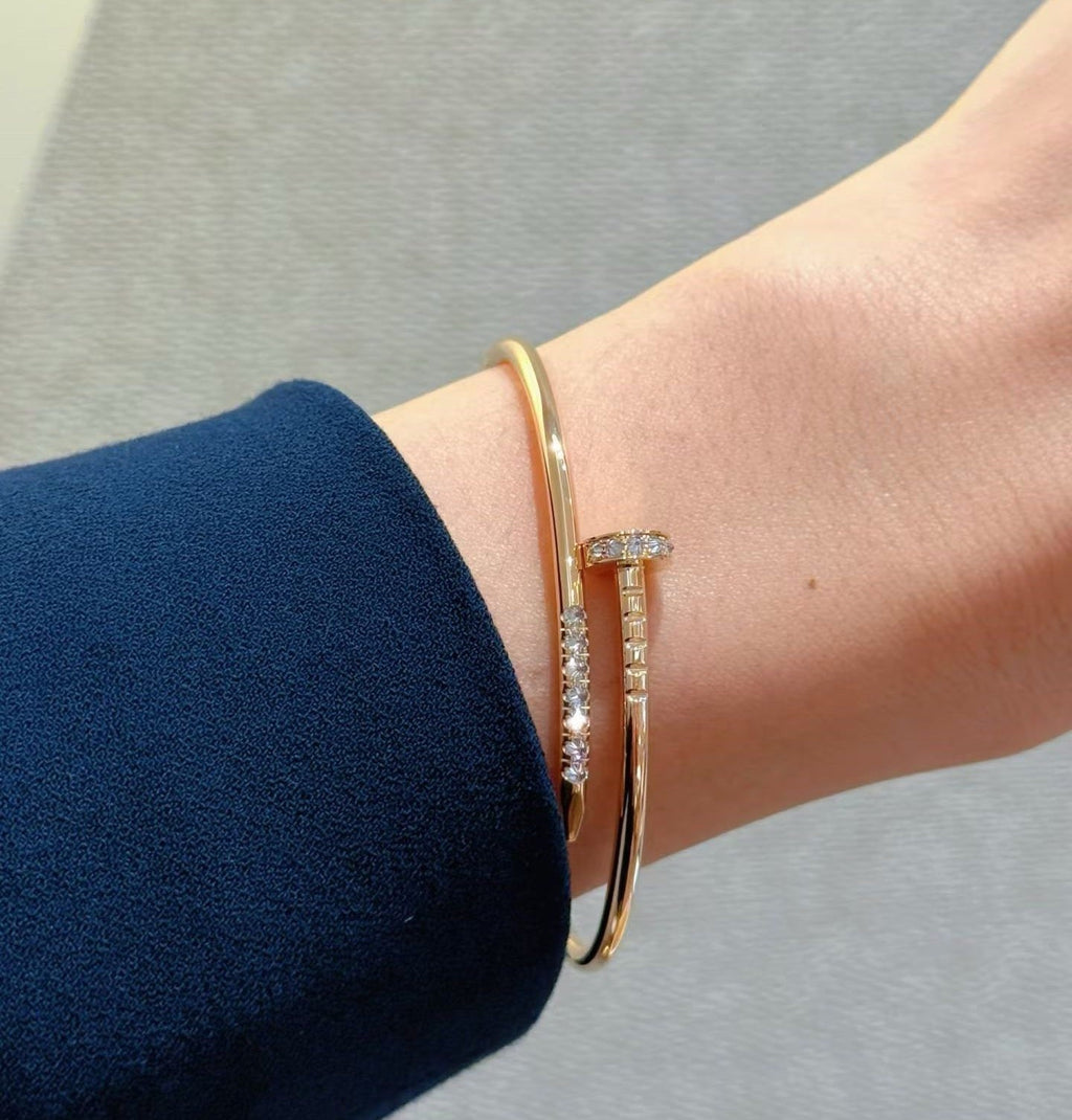 [Glow]JUSTE BRACELET 2.5MM DIAMONDS NEW