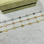 [¡®Glow¡¯]CLOVER 6 MOTIF DIAMOND LASER BRACELET