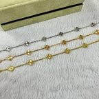 [Glow Jewelry]CLOVER 6 MOTIF DIAMOND BRACELET