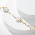¡®Glow¡¯CLOVER 10 MOTIFS WHITE MOTHER OF PEARL NECKLACE