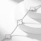 ¡®Glow¡¯CLOVER 10 MOTIFS WHITE MOTHER OF PEARL NECKLACE