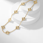 ¡®Glow¡¯CLOVER 10 MOTIFS LASER NECKLACE