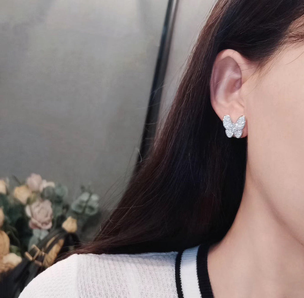 ¡®Glow¡¯BUTTERFLY ALL DIAMOND EARRINGS