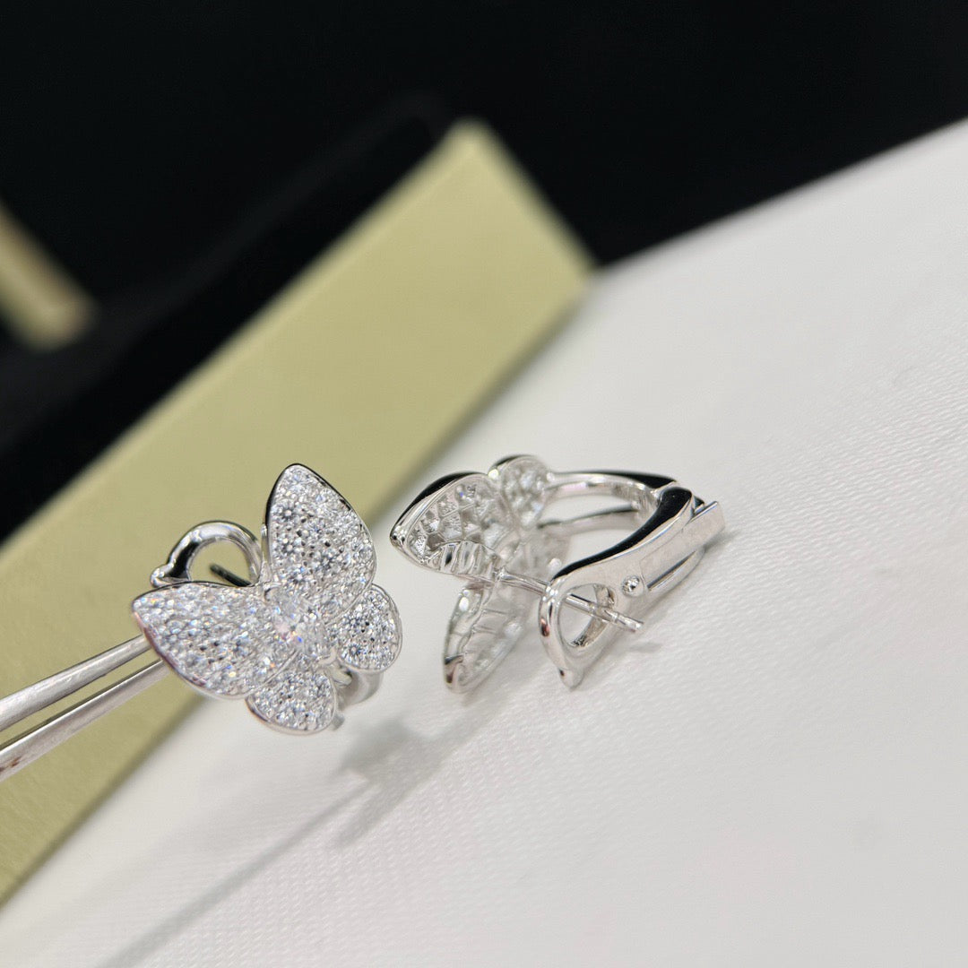 ¡®Glow¡¯BUTTERFLY ALL DIAMOND EARRINGS